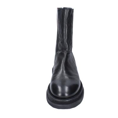 scarpe donna MOMA stivaletti nero pelle rosso 1CW339 VINTAGE BD939 Online Outlet
