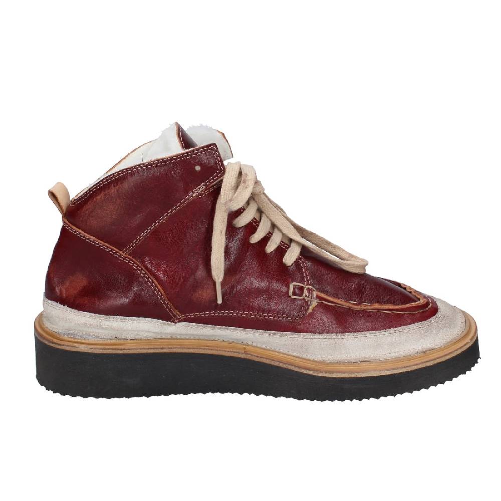 scarpe donna MOMA stivaletti bordeaux pelle camoscio EY579 Offerta temporanea
