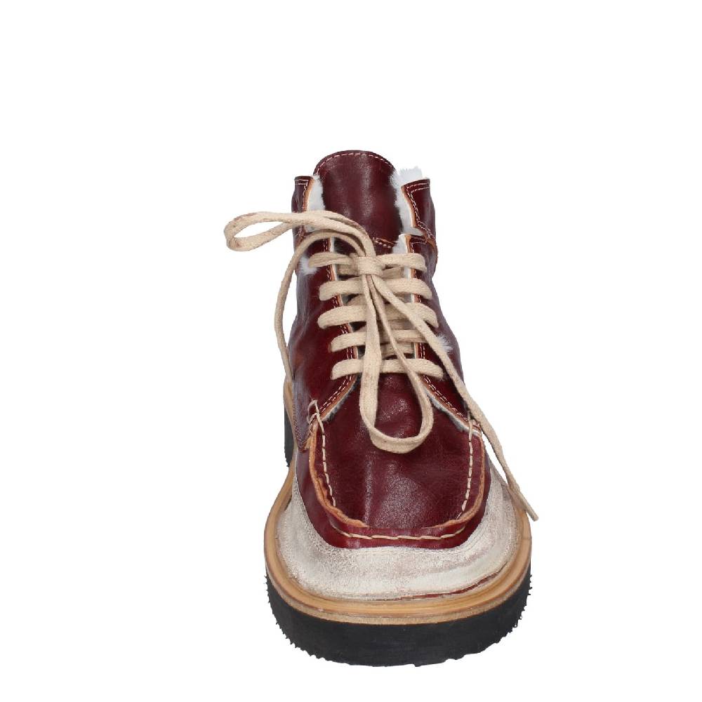 scarpe donna MOMA stivaletti bordeaux pelle camoscio EY579 Offerta temporanea