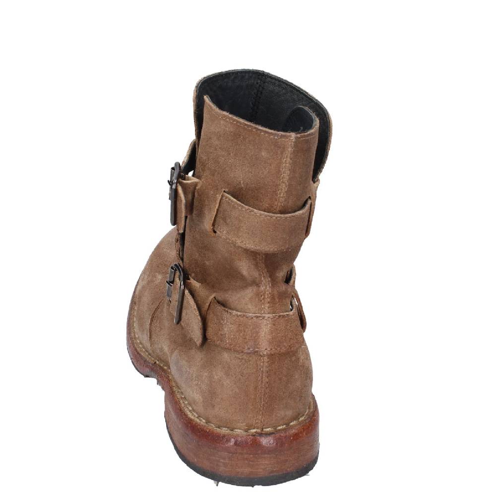scarpe donna MOMA stivaletti marrone camoscio 71303C EY570 Lightning offer