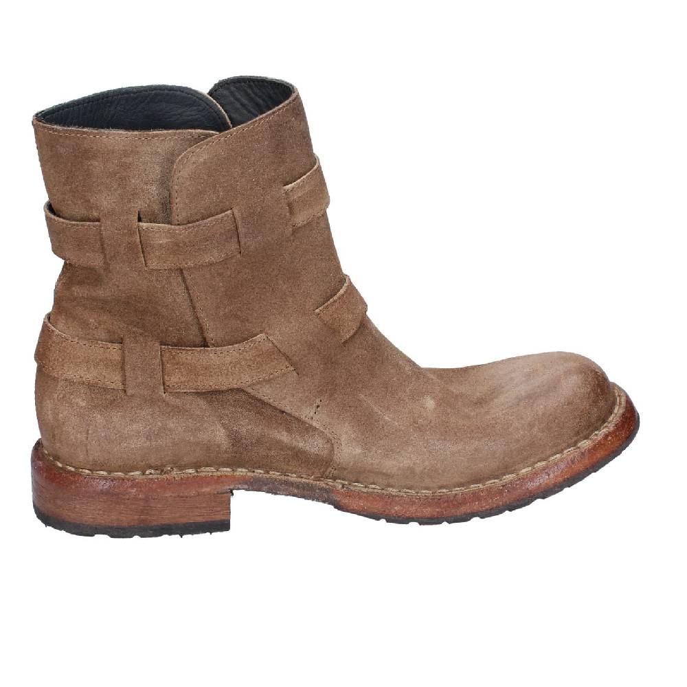 scarpe donna MOMA stivaletti marrone camoscio 71303C EY570 Lightning offer