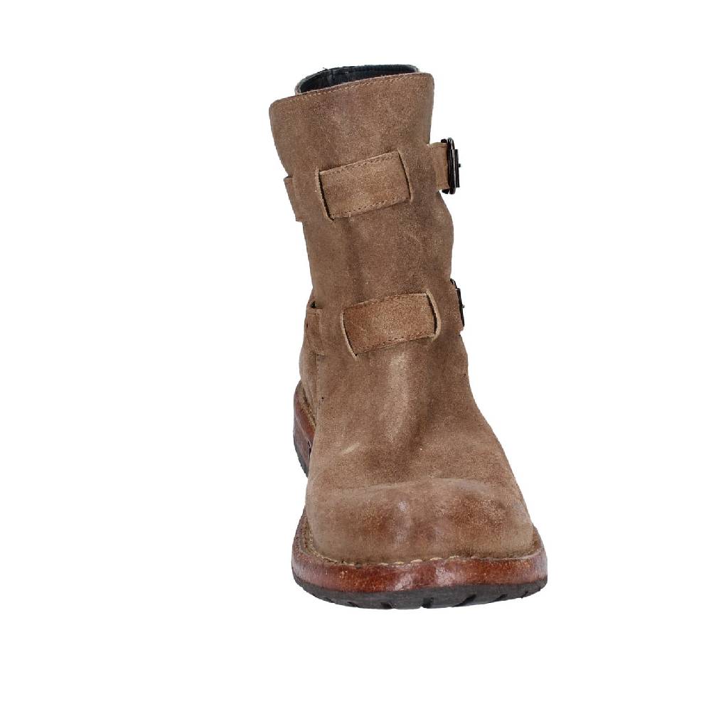 scarpe donna MOMA stivaletti marrone camoscio 71303C EY570 Lightning offer