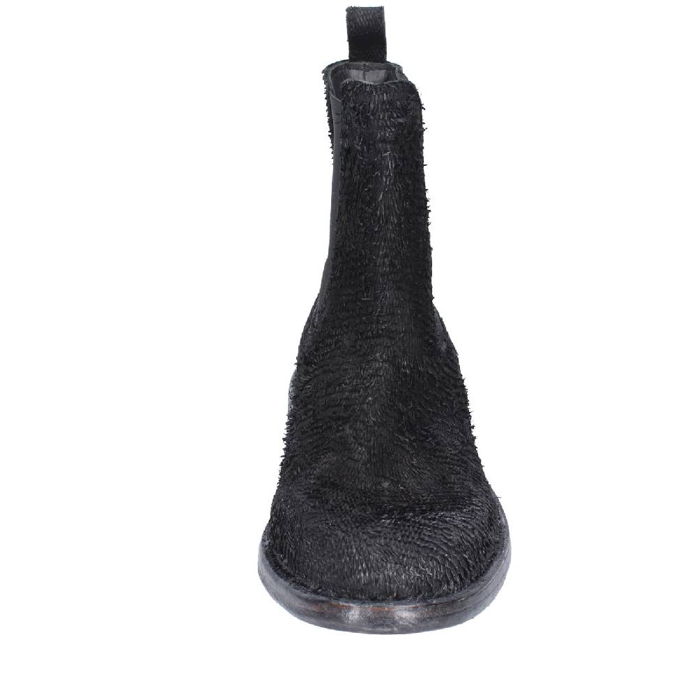scarpe donna MOMA stivaletti nero pelle pitonata 1CW350 EY571 Grandi sconti