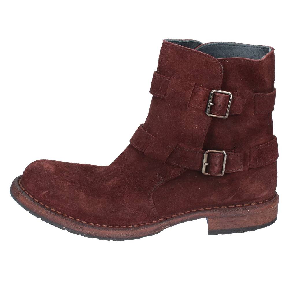 scarpe donna MOMA stivaletti marrone camoscio 71303C EY572 Nuovi prodotti