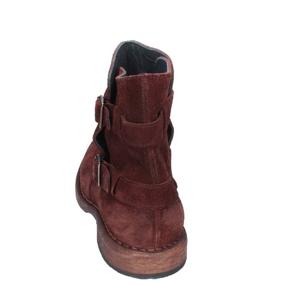 scarpe donna MOMA stivaletti marrone camoscio 71303C EY572 Nuovi prodotti
