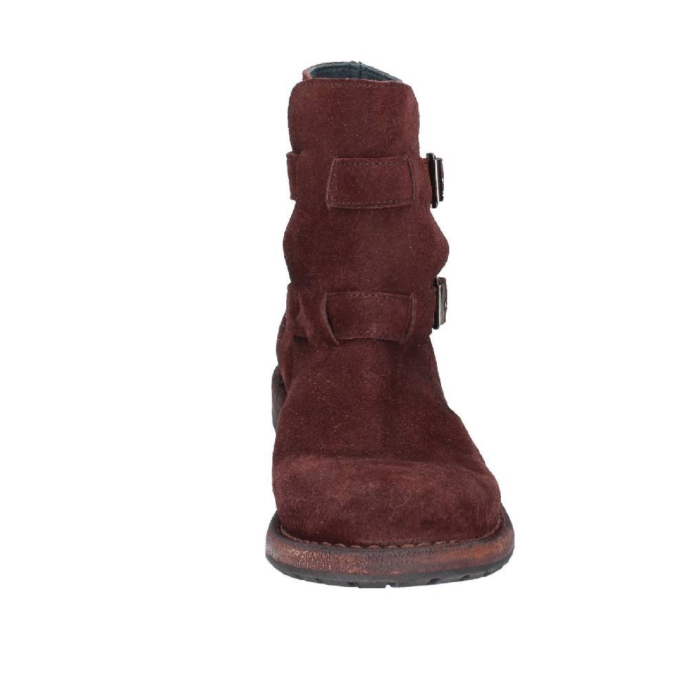 scarpe donna MOMA stivaletti marrone camoscio 71303C EY572 Nuovi prodotti