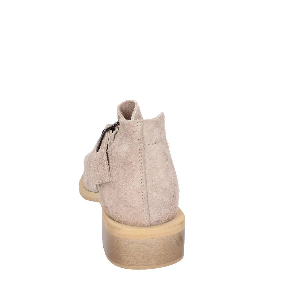 scarpe donna MOMA sandali beige camoscio argento 35403G VINTAGE EX453 Liquidazione