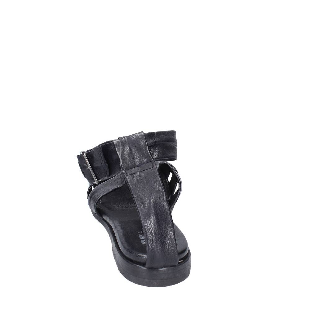scarpe donna MOMA sandali nero pelle 32404G VINTAGE EX404 Offerte speciali