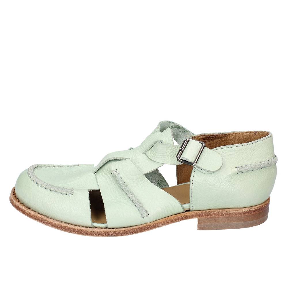 scarpe donna MOMA sandali verde pelle 40407G VINTAGE EX458 Enormi risparmi