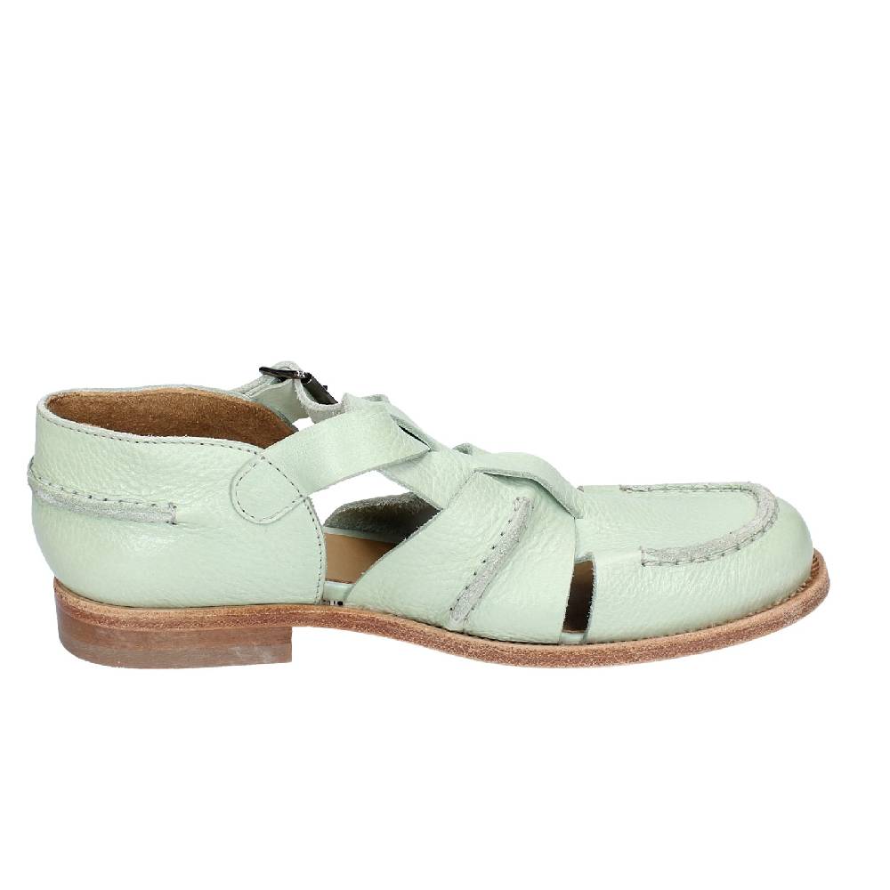 scarpe donna MOMA sandali verde pelle 40407G VINTAGE EX458 Enormi risparmi