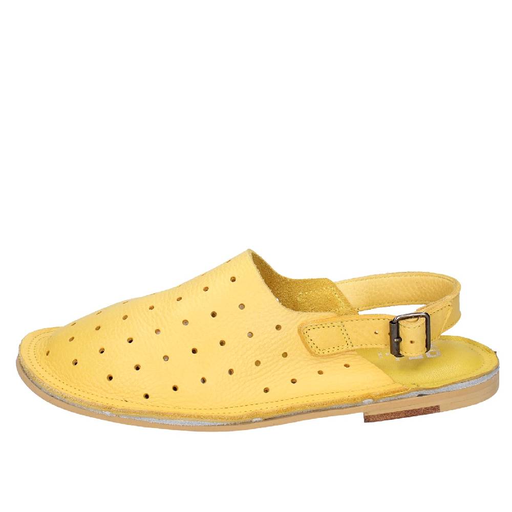 scarpe donna MOMA sandali giallo pelle 36404G VINTAGE EX438 Sconti VIP