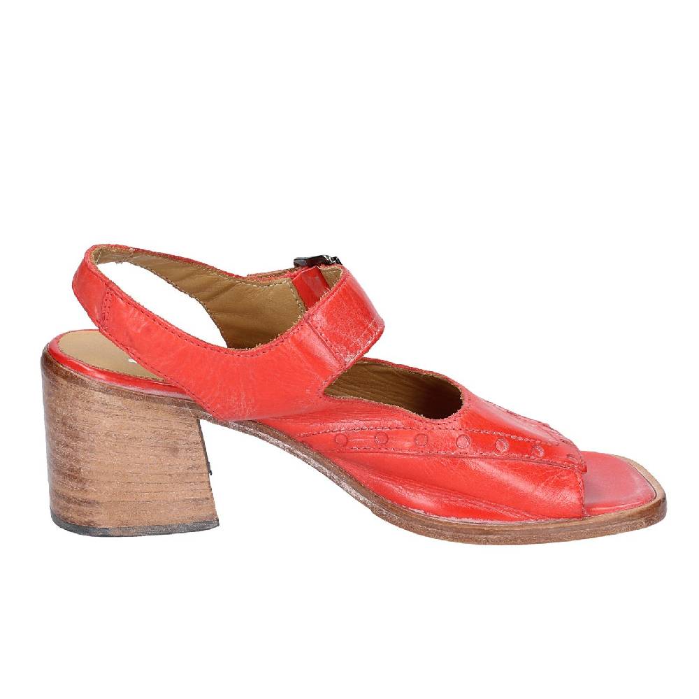 scarpe donna MOMA sandali rosso pelle 46404G VINTAGE EX450 Offerta settimanale