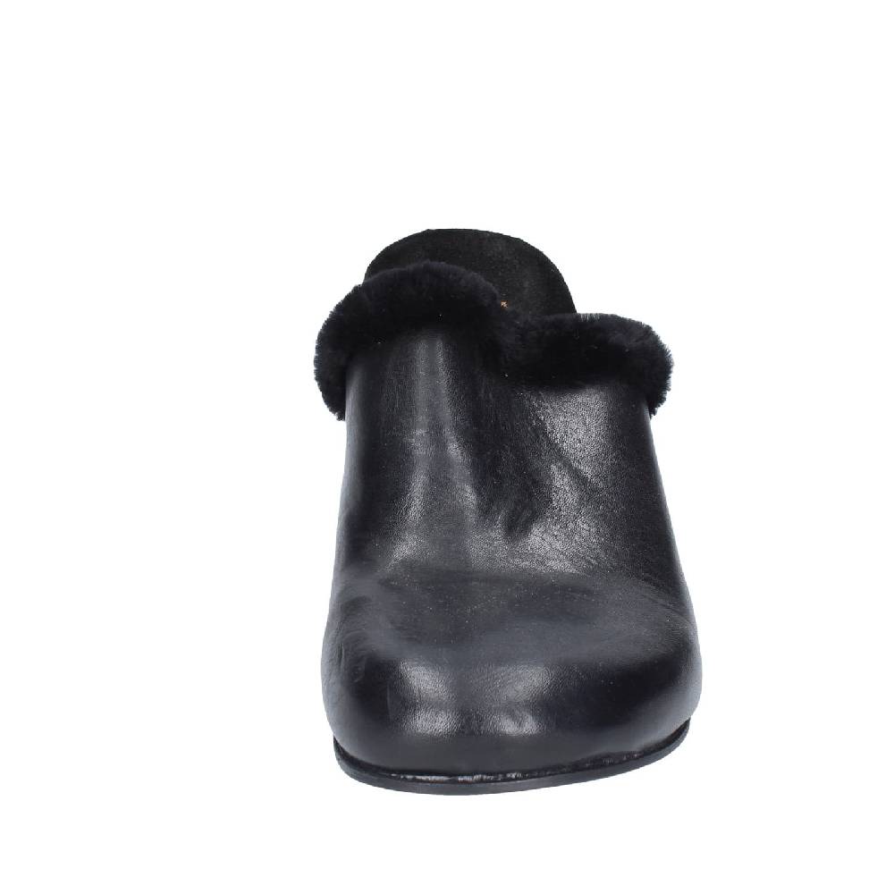 scarpe donna MOMA sandali nero pelle pelliccia EY580 Rilascio limitato
