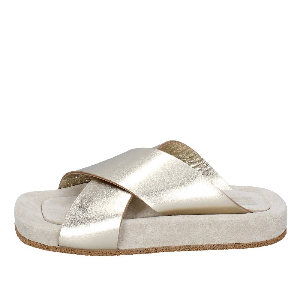 scarpe donna MOMA sandali platino pelle 1GS473 EY627 ACQUISTA ORA