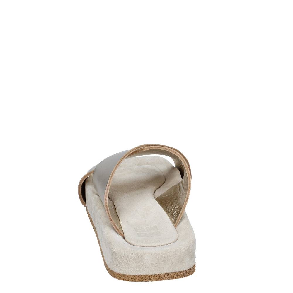 scarpe donna MOMA sandali platino pelle 1GS473 EY627 ACQUISTA ORA