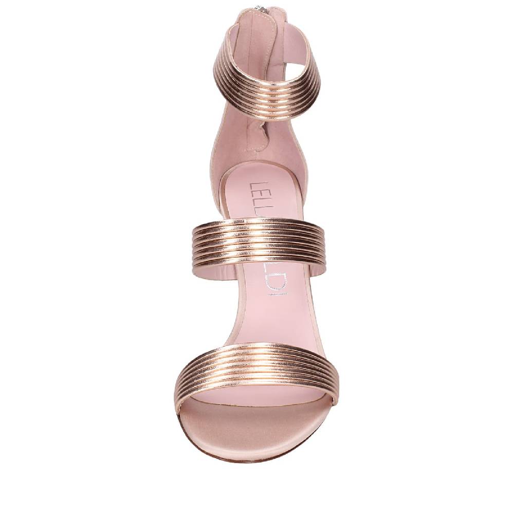 scarpe donna LELLA BALDI sandali rosa pelle EZ981 Fino al 50% di sconto