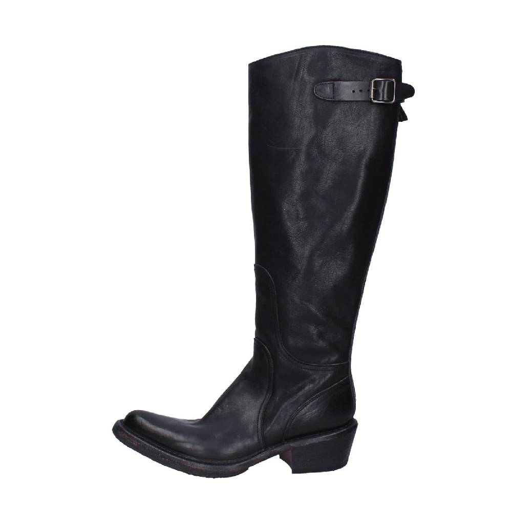 scarpe donna MOMA stivali nero pelle 77303D-CU EY491 Fino al 65% di sconto