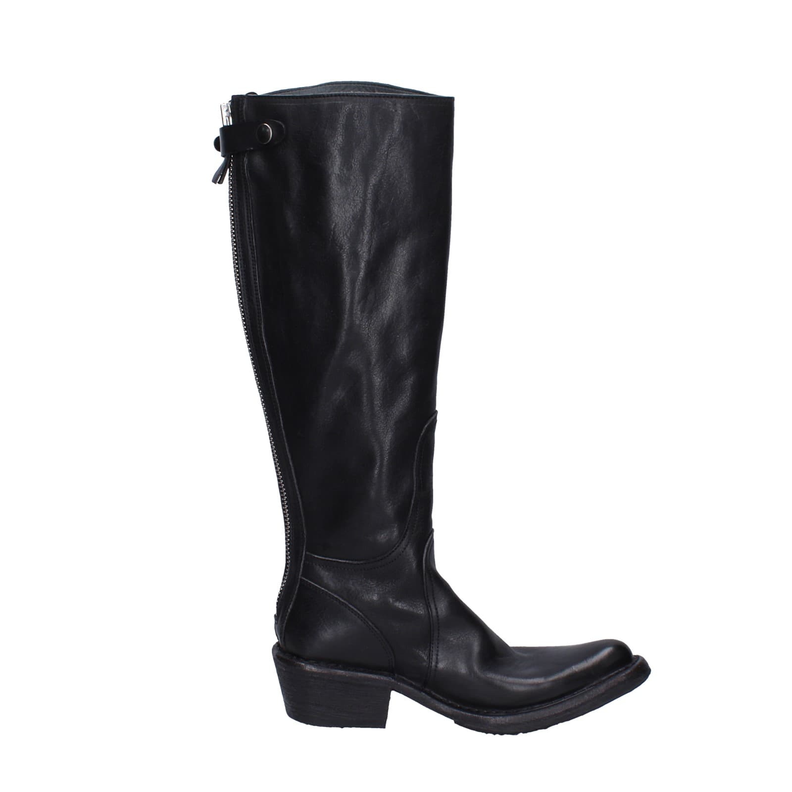 scarpe donna MOMA stivali nero pelle 77303D-CU EY491 Fino al 65% di sconto