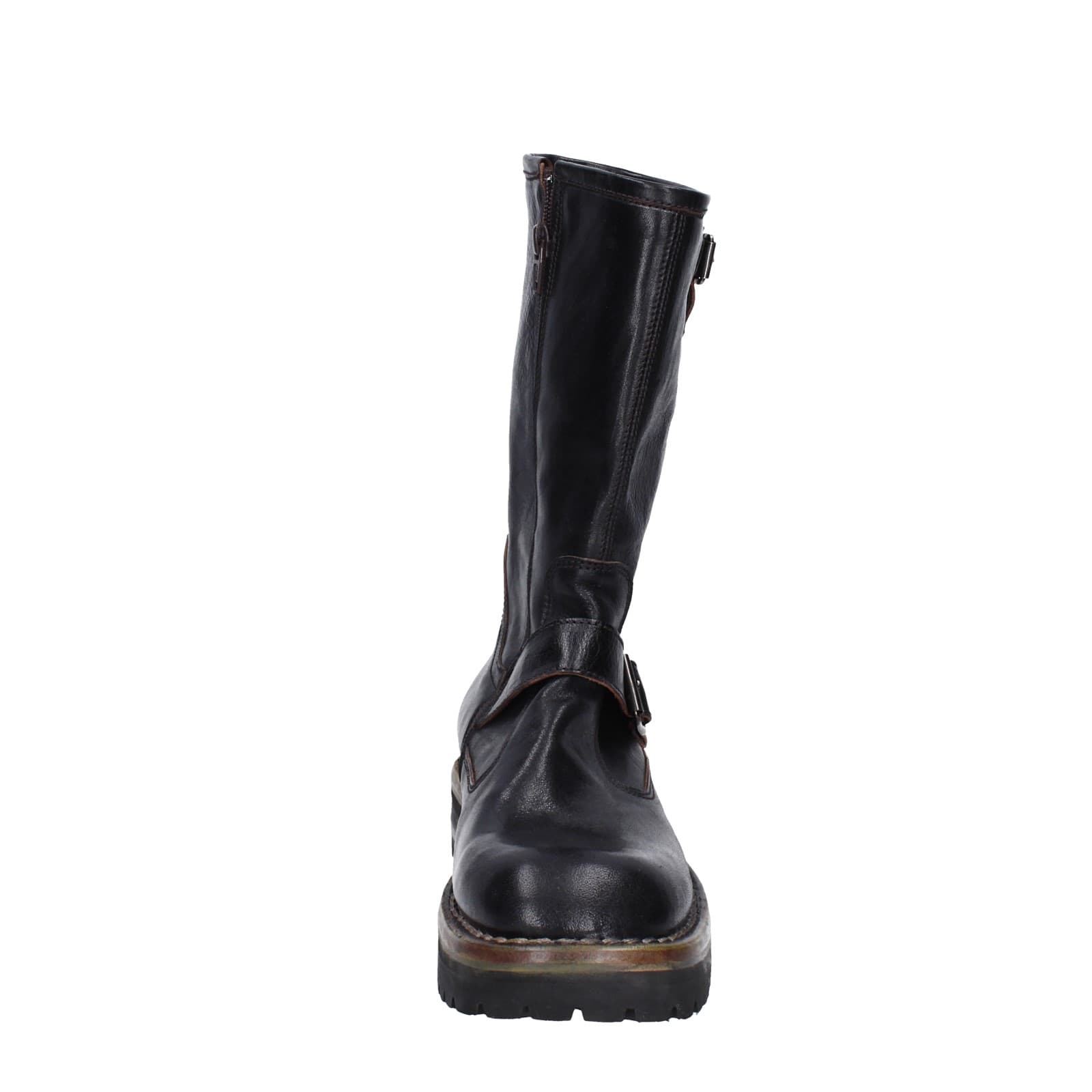 scarpe donna MOMA stivali nero pelle 81303C-VAR EY494 Sostegno trimestrale