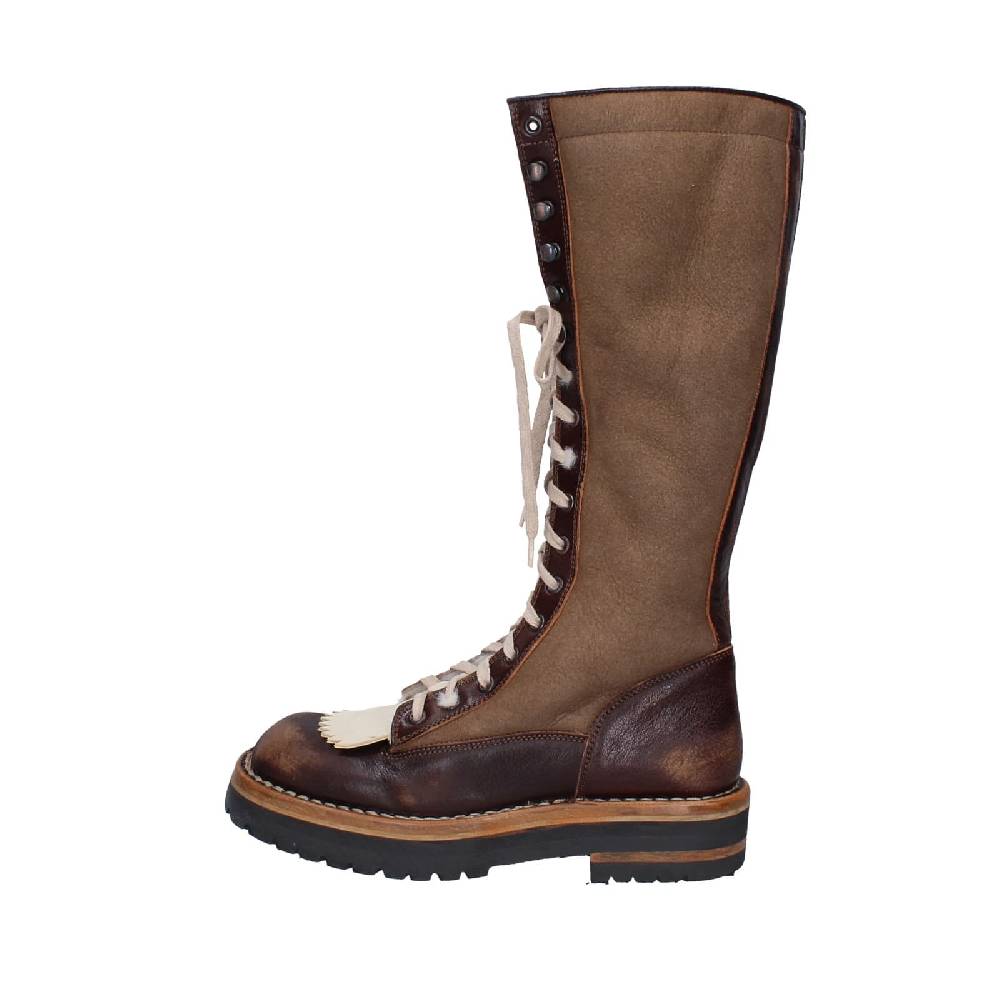 scarpe donna MOMA stivali marrone camoscio 81304D-VADO EY492 Fino al 55% di sconto