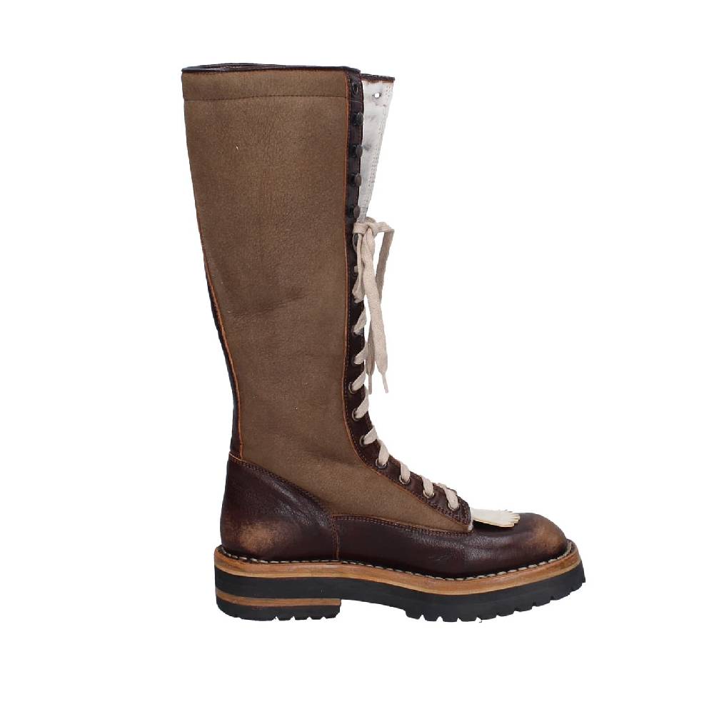 scarpe donna MOMA stivali marrone camoscio 81304D-VADO EY492 Fino al 55% di sconto
