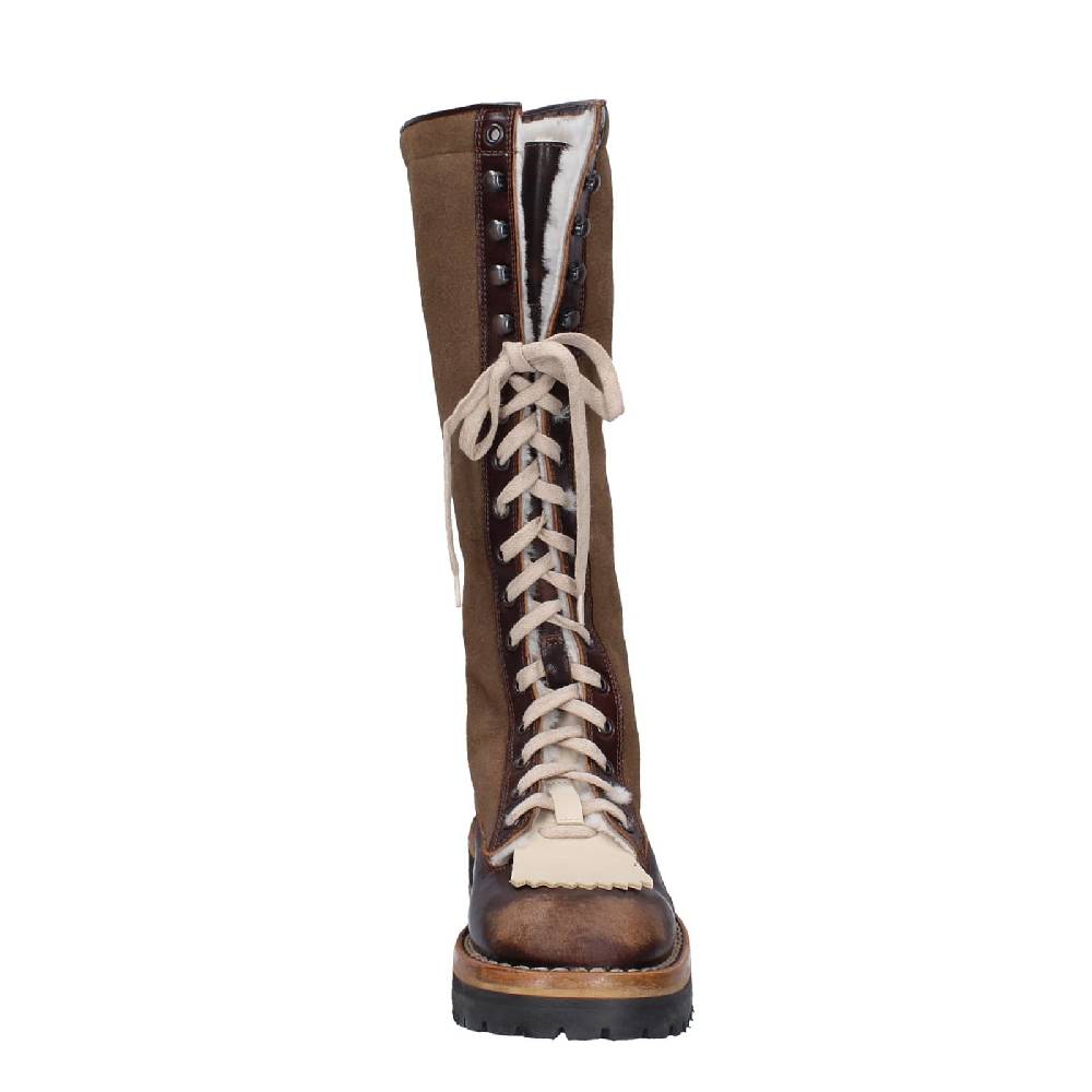 scarpe donna MOMA stivali marrone camoscio 81304D-VADO EY492 Fino al 55% di sconto