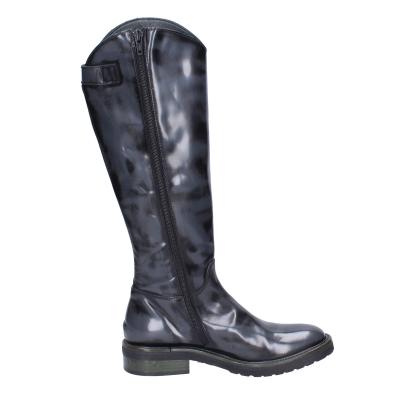 scarpe donna MOMA stivali grigio pelle lucida BK293 Discount Store per i nuovi prodotti