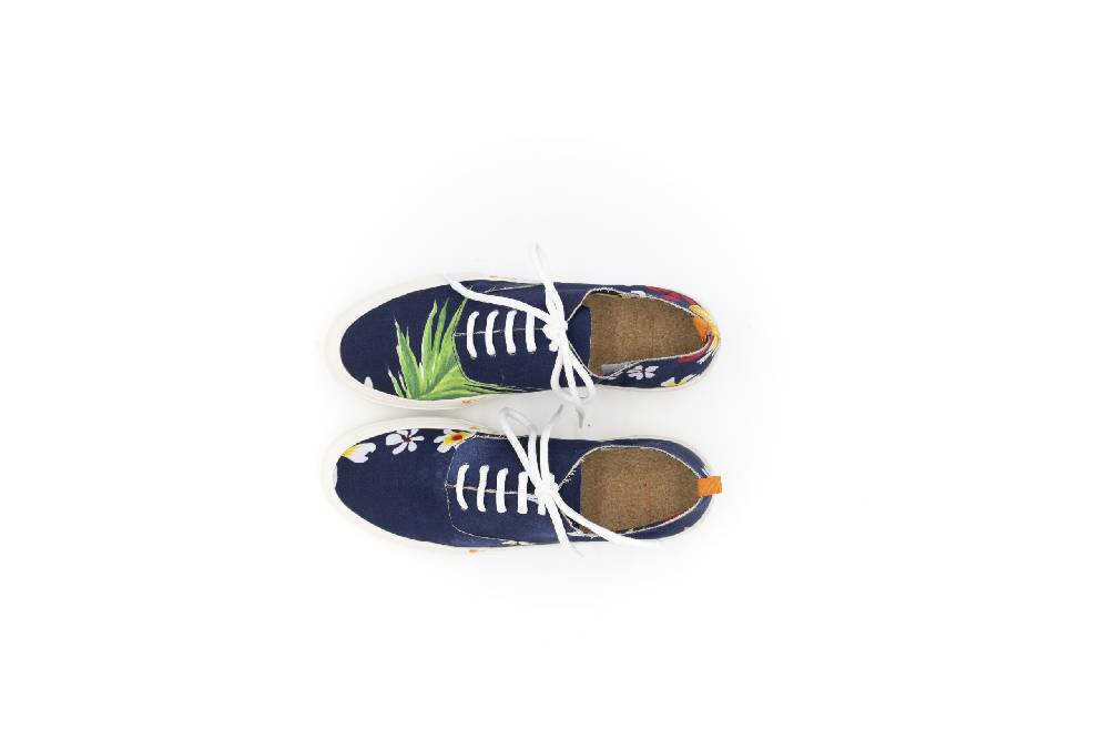 Openclosedshoes ALOHA03 – LEAVES BLUE Nuova