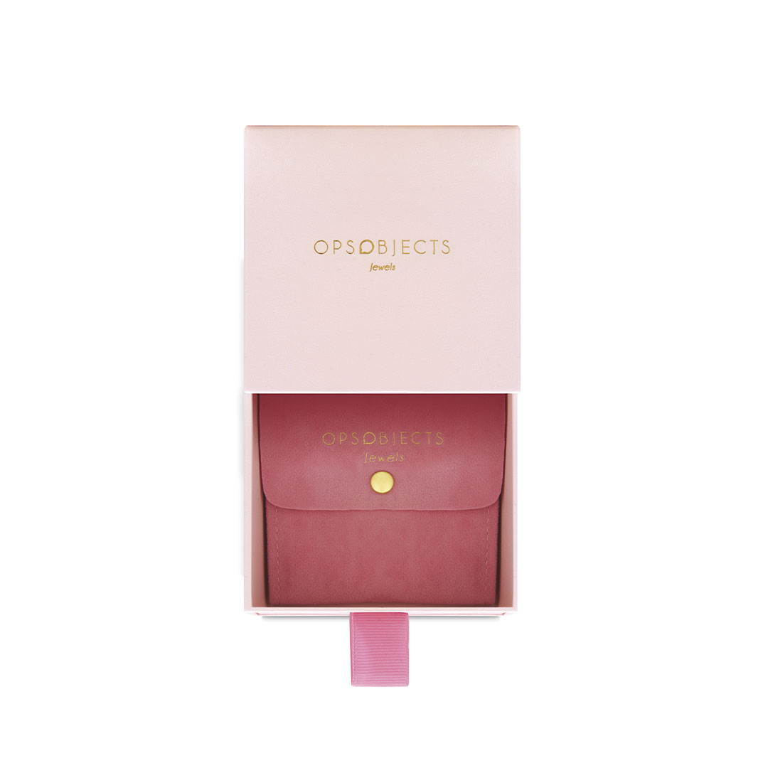 Opsobjects GLIMMER collana tennis doppio con pietre bianche Moda