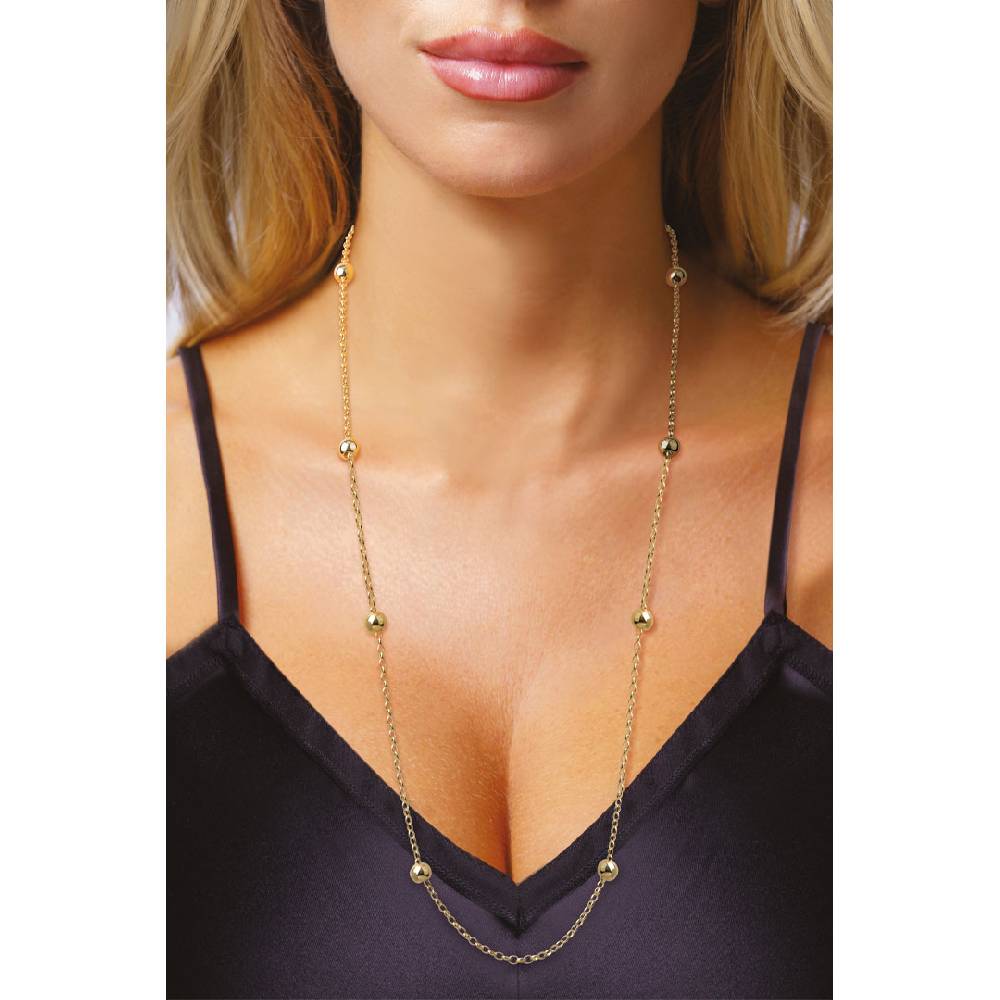 Opsobjects MARGARET collana lunga oro giallo con sfere Discount Store per i nuovi prodotti