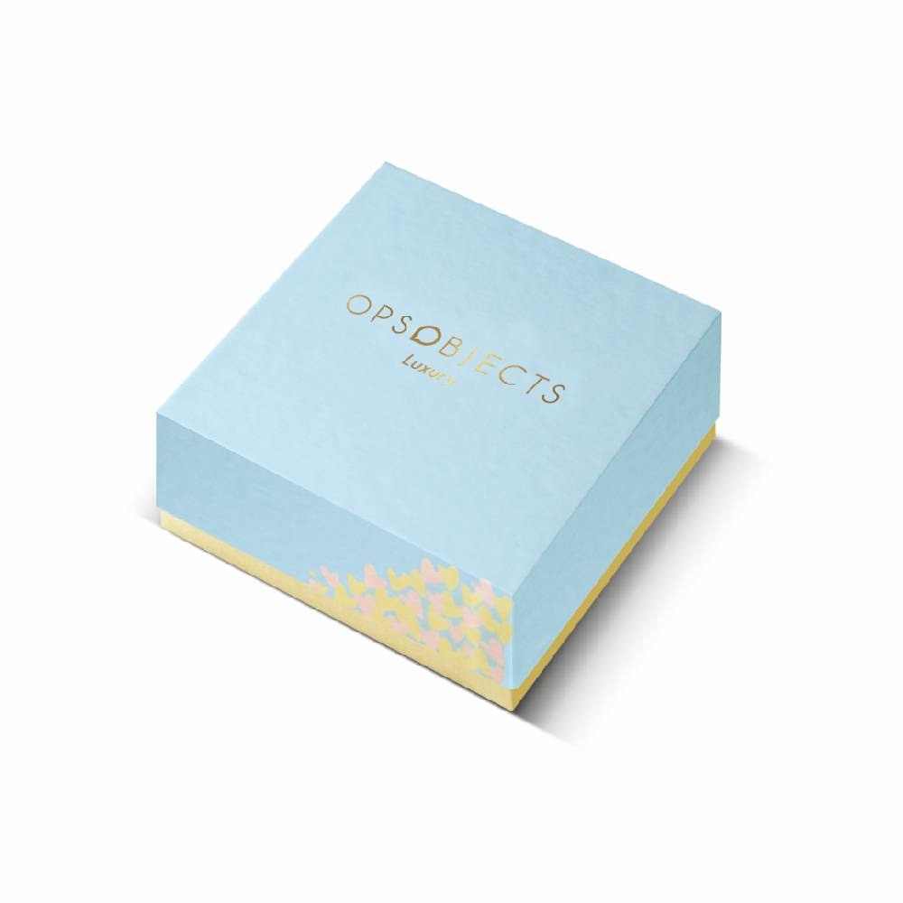 Opsobjects VICTORIA bracciale piccolo oro giallo con maglia groumette e chiusura T bar 2025