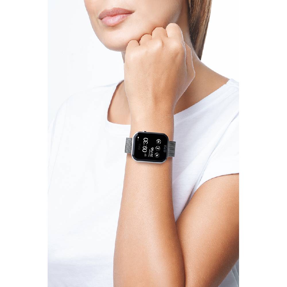 Opsobjects Smartwatch CALL con cinturino maglia Milano Sottocosto