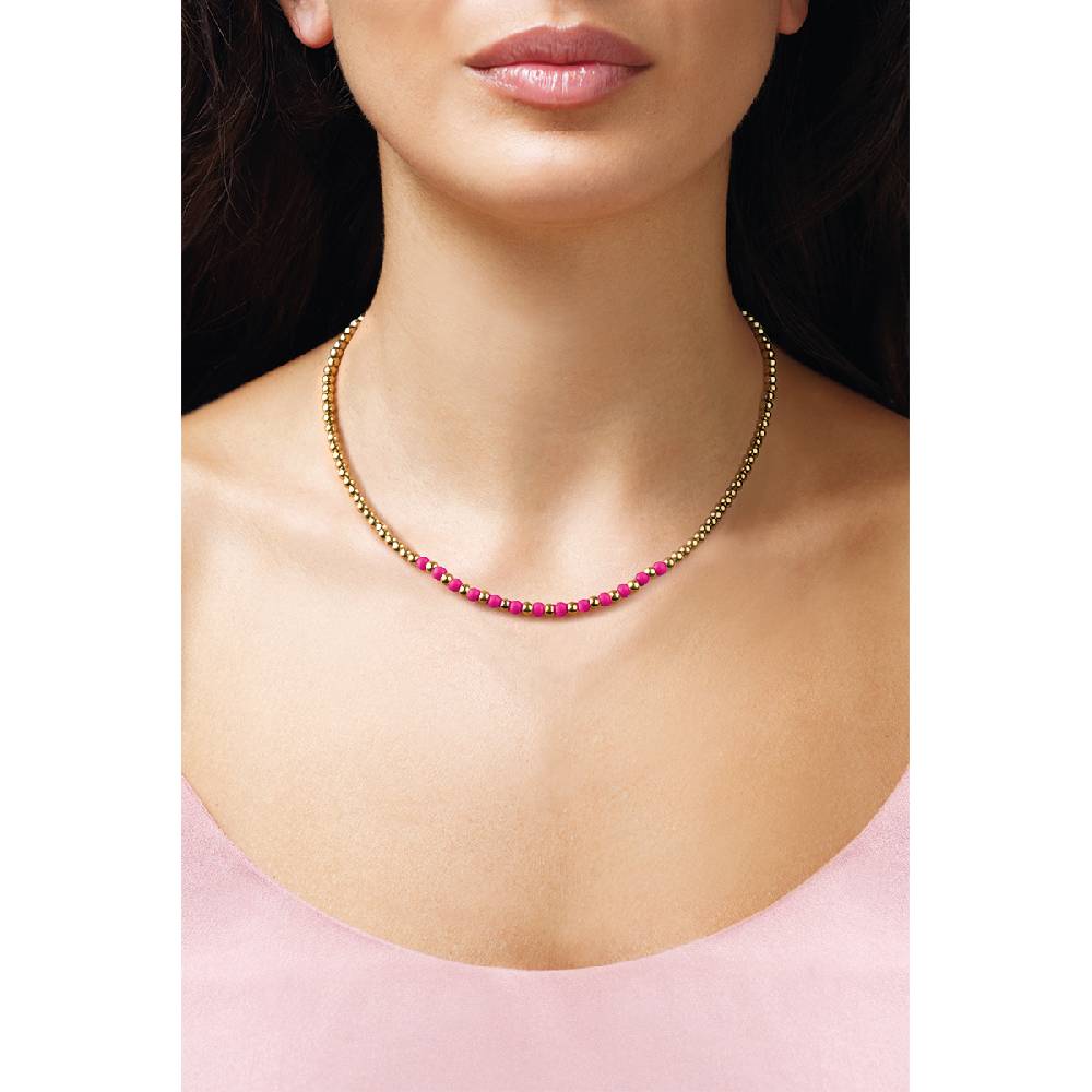 Opsobjects SANDY collana oro con smalto colorato Sottocosto