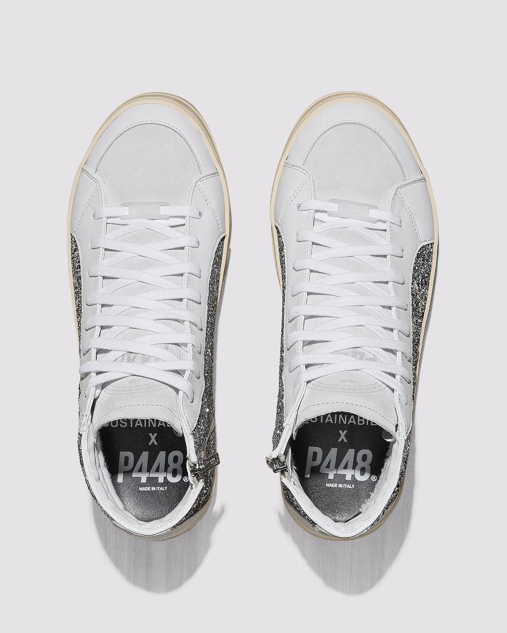 P448 Skate Recycled White/Silver Acquista Ora