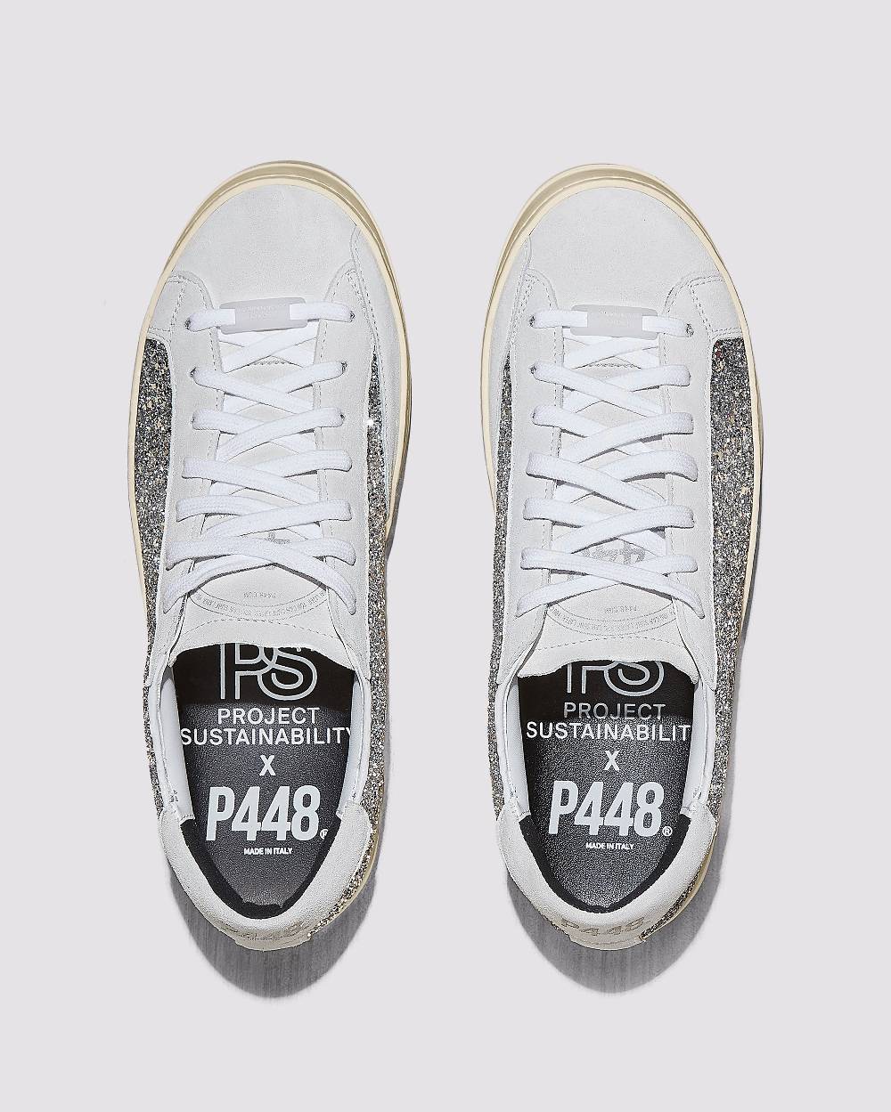 P448 John Recycled White/Silver Consegna Veloce