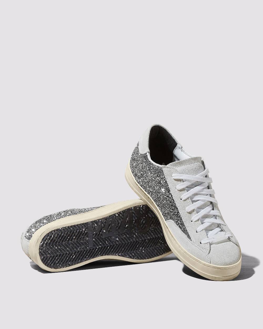 P448 John Recycled White/Silver Consegna Veloce