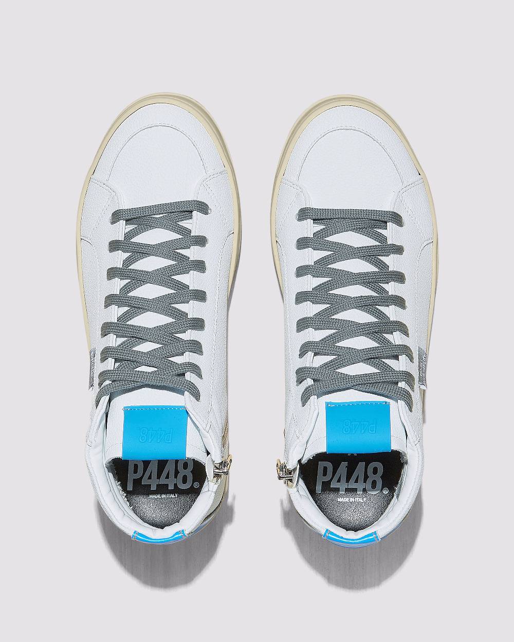 P448 Skate Recycled White/Blue 2025