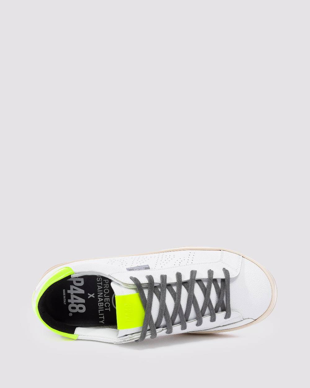 P448 John Recycled White/Yellow In Linea