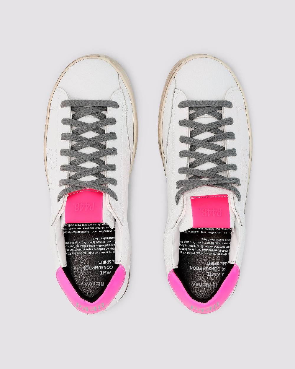 P448 John Recycled White/Fuchsia Nuovo