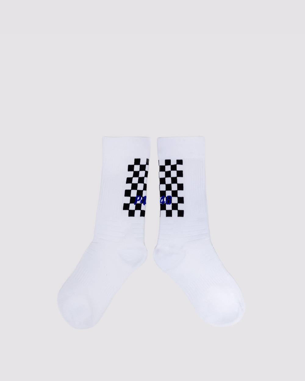 P448 Socks White/Check Saldi Di Fabbrica