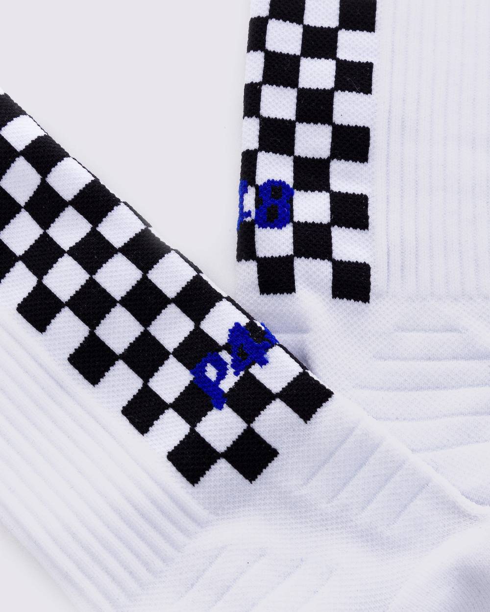 P448 Socks White/Check Saldi Di Fabbrica