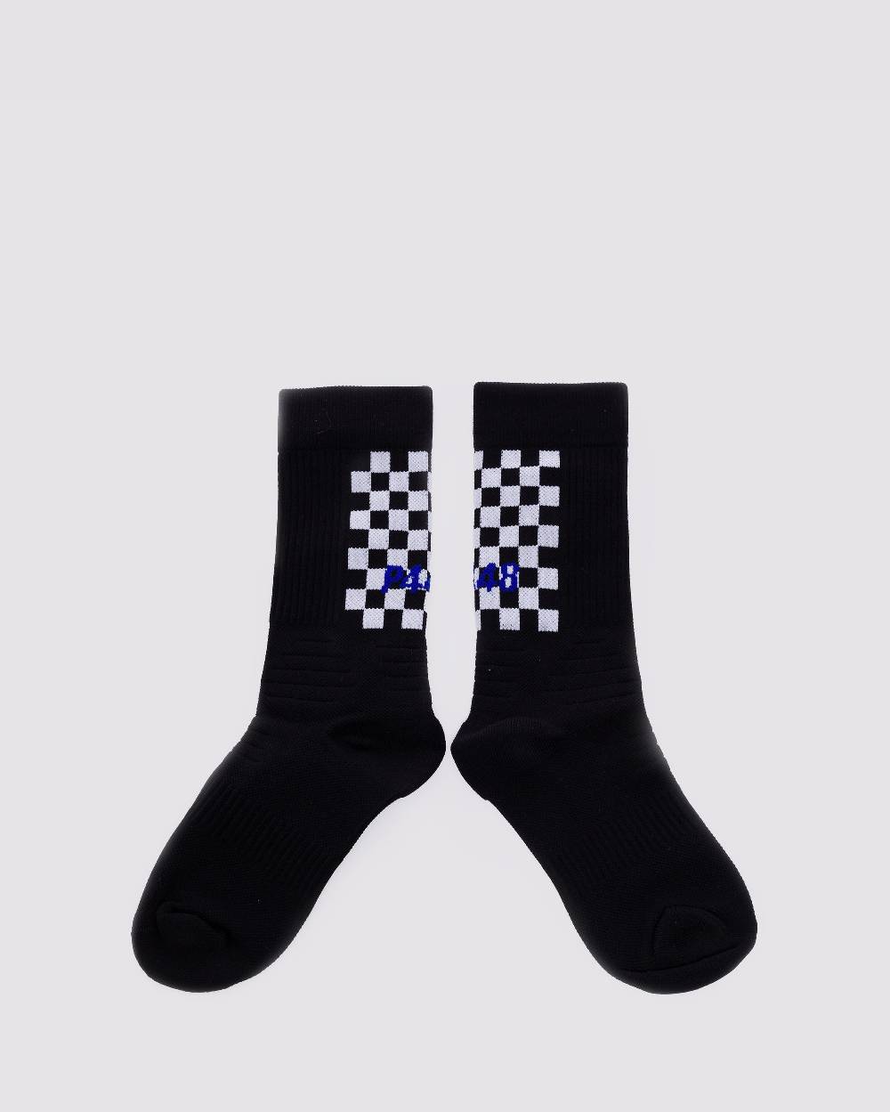 P448 Socks Black/Check Sconti questo mese