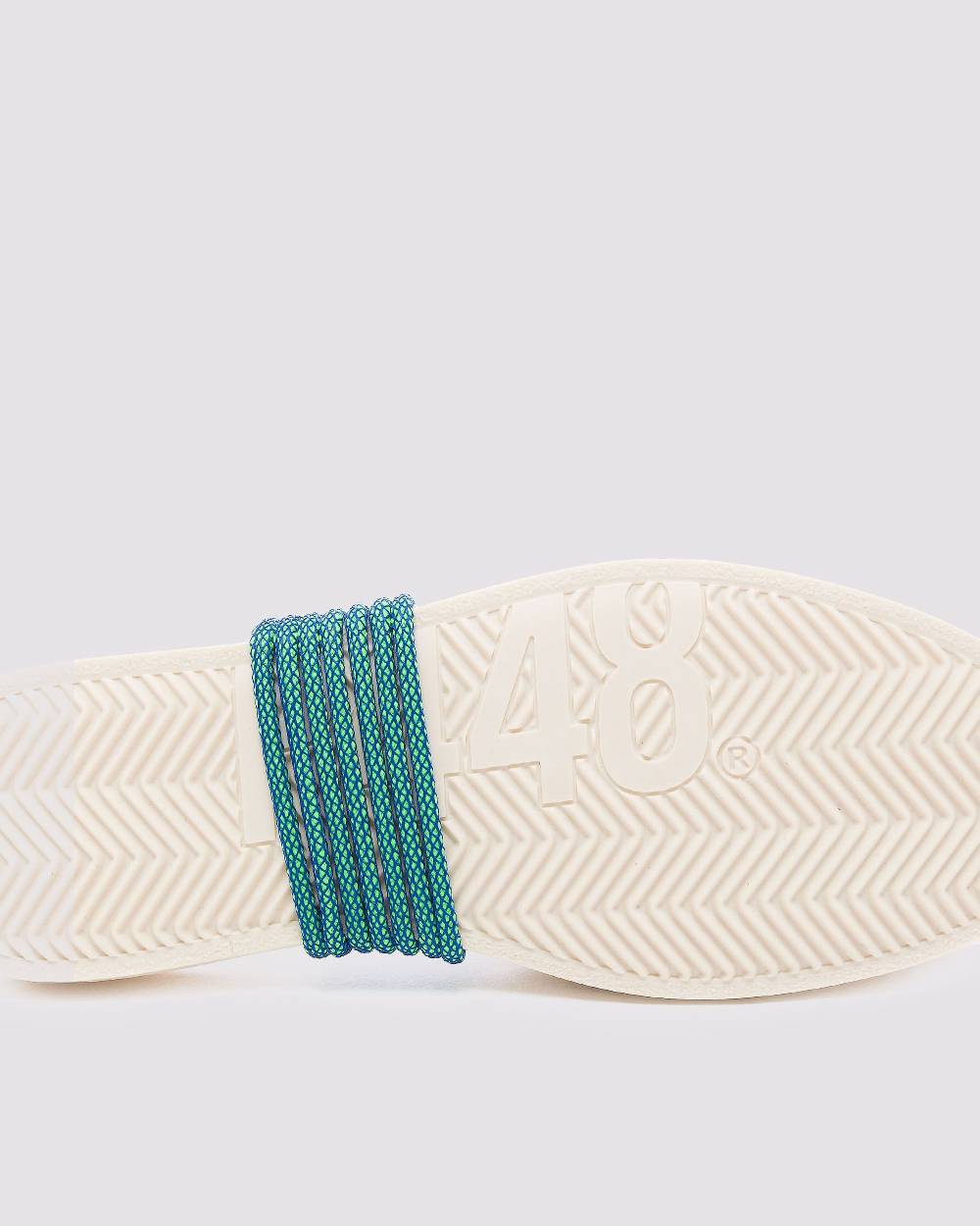 P448 Shoelaces Multi Blue Italia