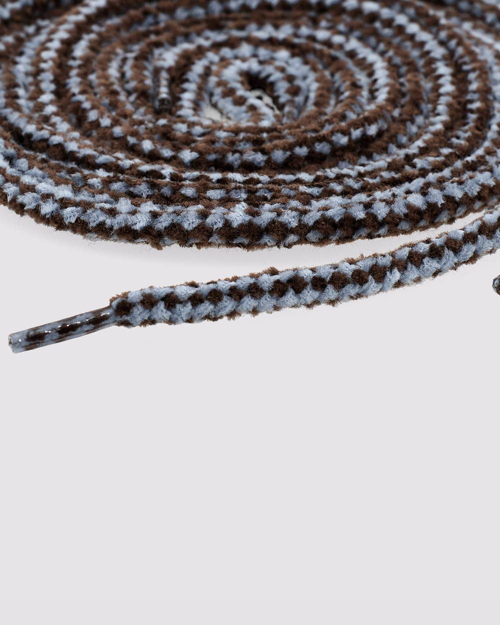 P448 Shoelaces Brown/Light Blue Sconto