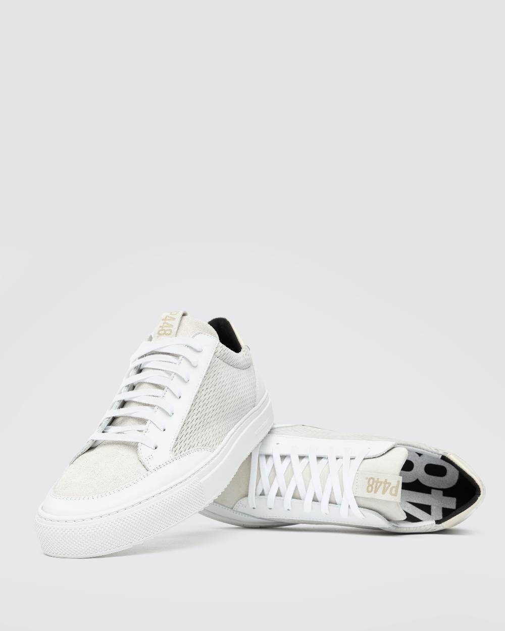 P448 Shoelaces White Economico