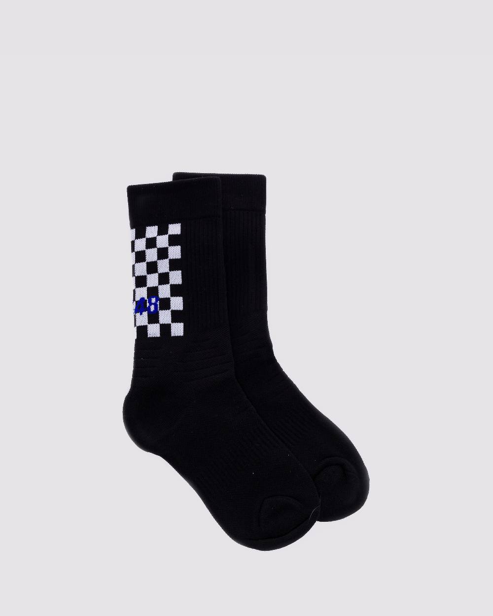 P448 Socks Black/Check Bestseller