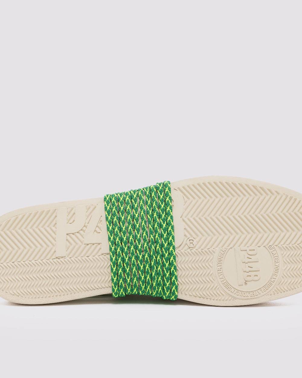 P448 Shoelaces Multi Green Ultimi tre giorni
