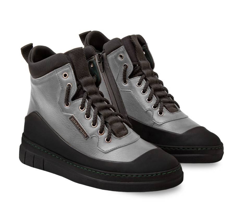 Pakerson STIVALETTO APUANE PELLE GRIGIO SMOG Vendita Economica