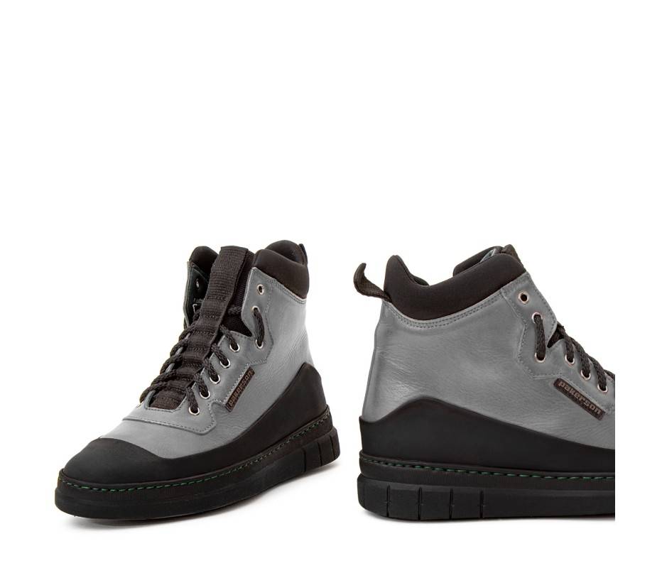 Pakerson STIVALETTO APUANE PELLE GRIGIO SMOG Vendita Economica