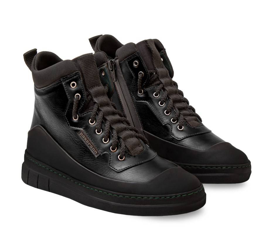 Pakerson STIVALETTO APUANE PELLE NERA Vendite Flash